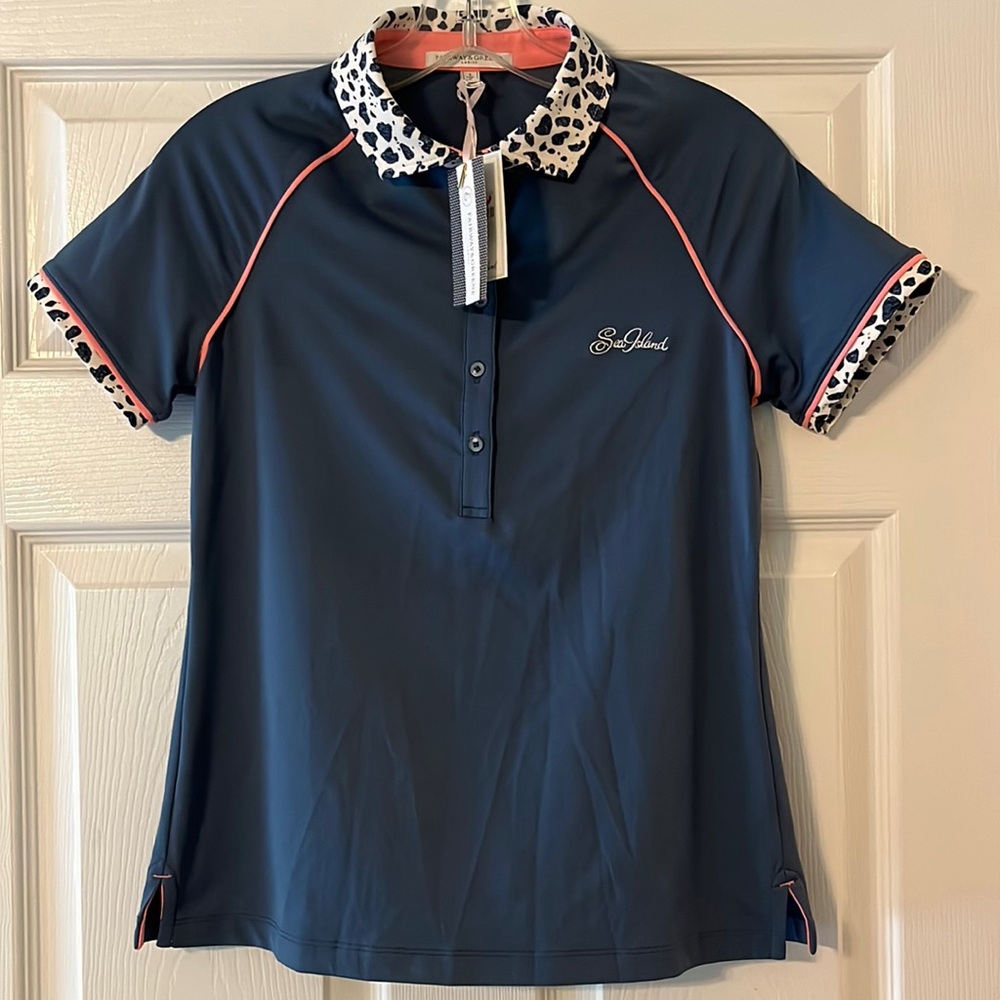 NWT Women’s Fairway & Greene Sea Island Birdie Polo sz small